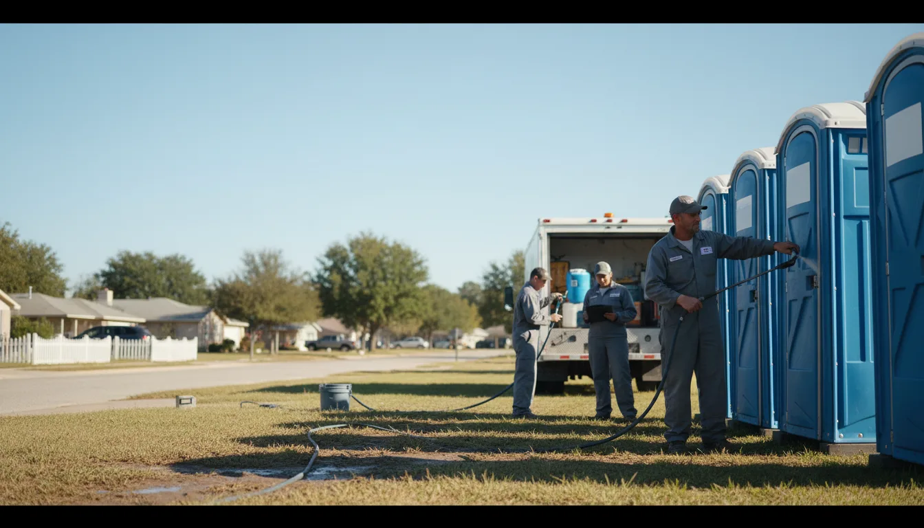 Long-Term Portable Toilet Rental in Hungerford, TX near me
